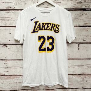NIKE Los Angeles Lakers Lebron James T Shirt Sz M
